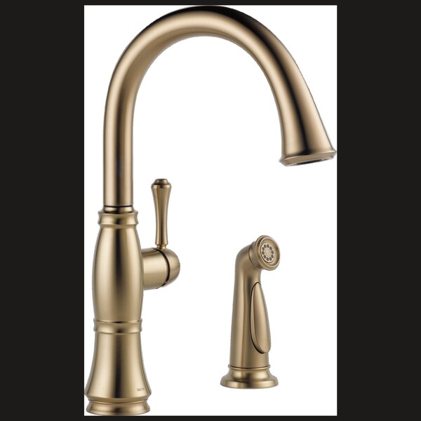 Delta 8" Mount, Commercial 2 Hole Kitchen Faucet 4297CZDST Zoro